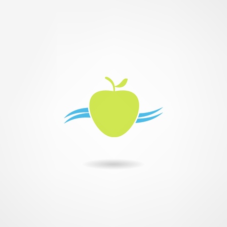 apple iconのイラスト素材