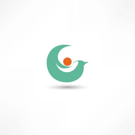 bird iconのイラスト素材