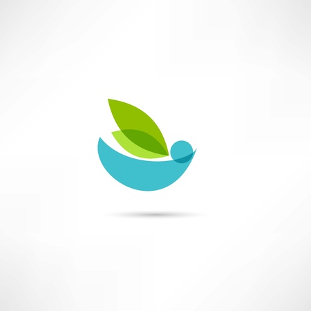 eco iconのイラスト素材