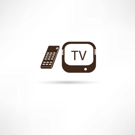 tv iconのイラスト素材
