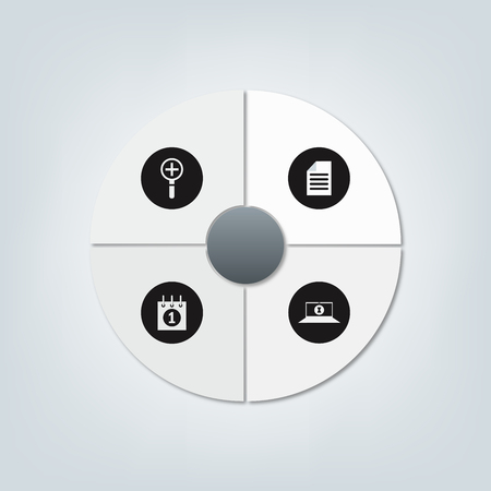 Office and Business iconsのイラスト素材