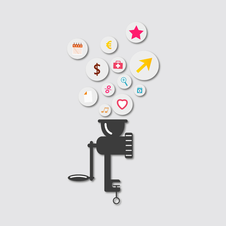 mincer iconのイラスト素材