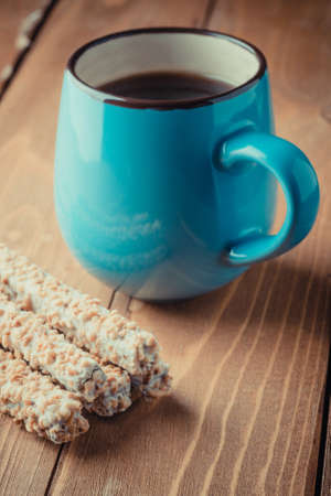 Tea and biscuitsの写真素材