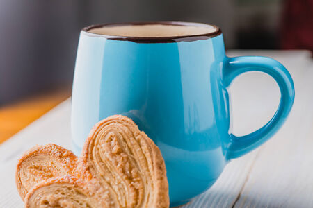 Tea and biscuitsの写真素材