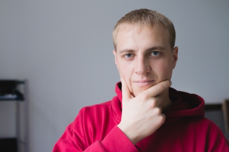 Man thinks and plansの写真素材