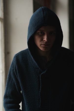 Man in depressionの写真素材
