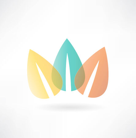 foliage iconの写真素材