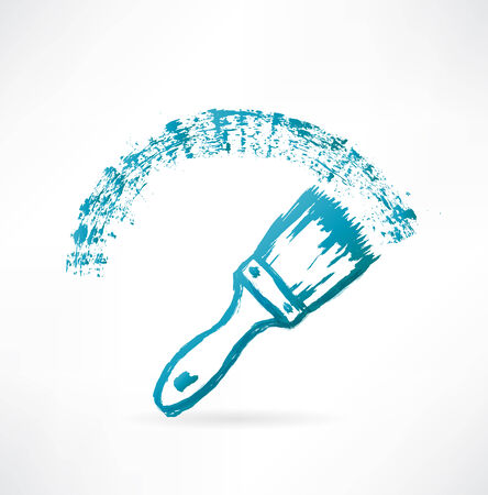 paint brush iconの写真素材