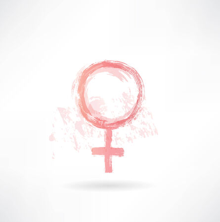 symbol woman iconのイラスト素材