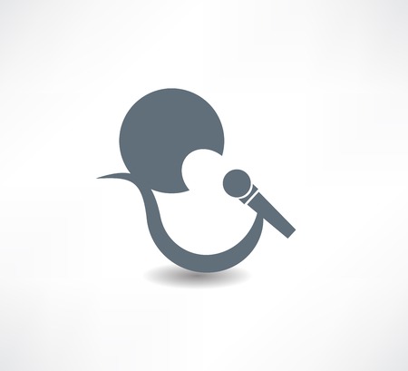 singer abstraction iconのイラスト素材
