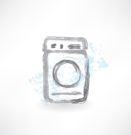 washing machine grunge icon.の写真素材