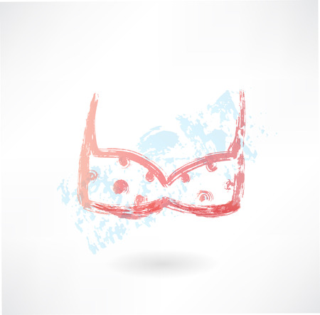 bra grunge iconのイラスト素材