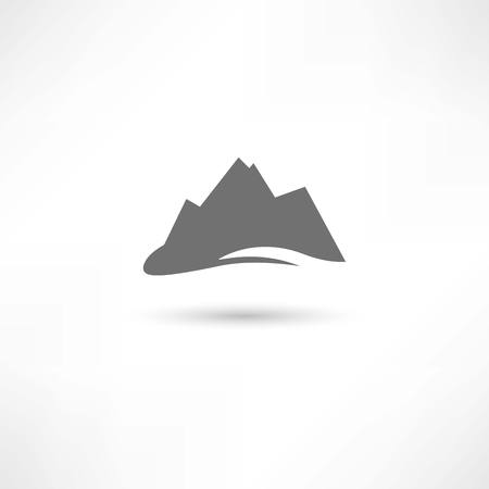 mountains symbolのイラスト素材