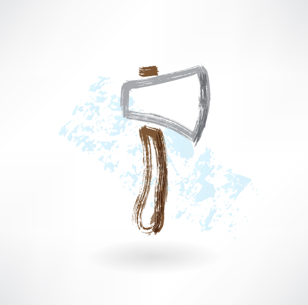 axe grunge iconのイラスト素材