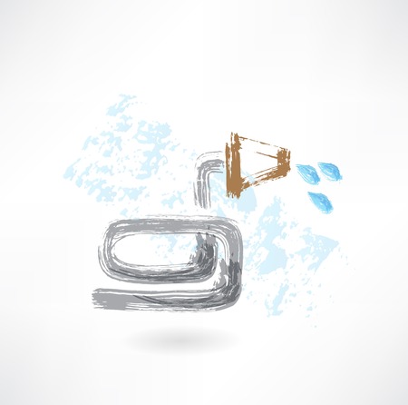 well grunge iconのイラスト素材