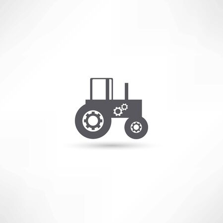 farming tractorのイラスト素材