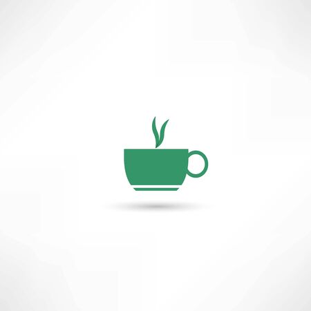 green hot cupのイラスト素材