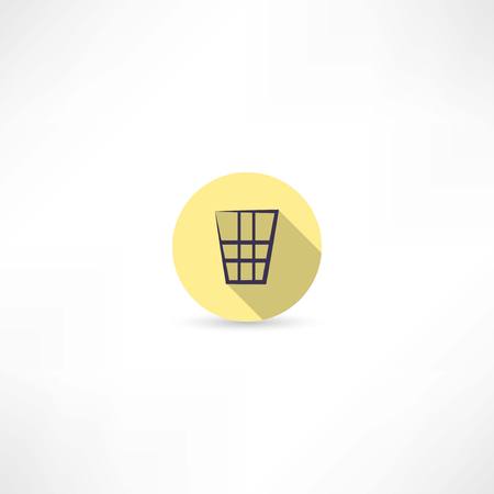 dustbin iconのイラスト素材