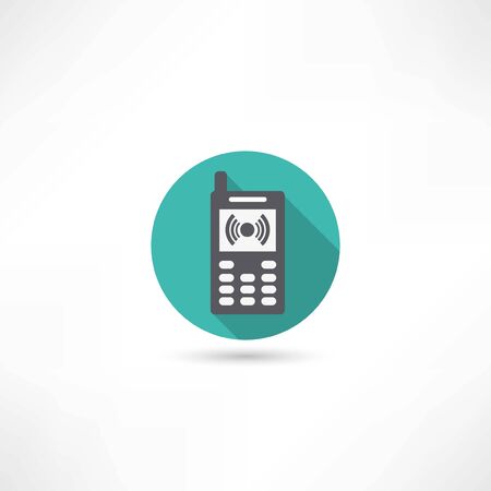 mobile phone iconのイラスト素材