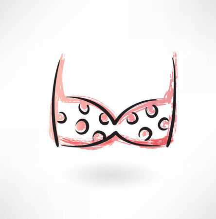 bra grunge iconのイラスト素材