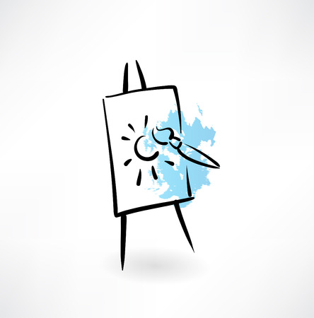 draw grunge iconのイラスト素材