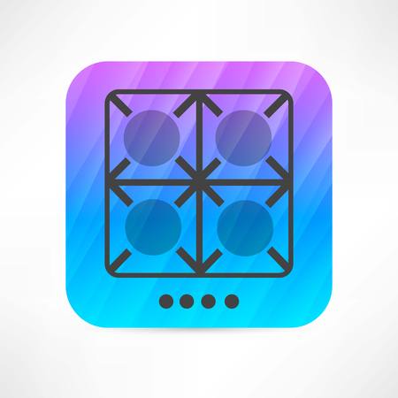 burners iconのイラスト素材