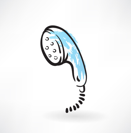 showerhead grunge iconのイラスト素材