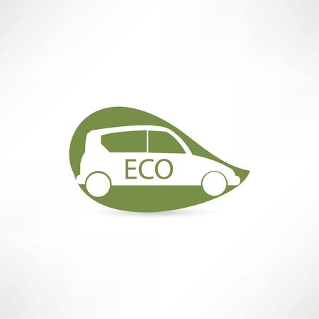 eco car iconのイラスト素材