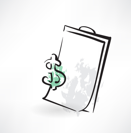 medical record grunge iconのイラスト素材