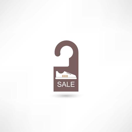 sneakers sale iconのイラスト素材
