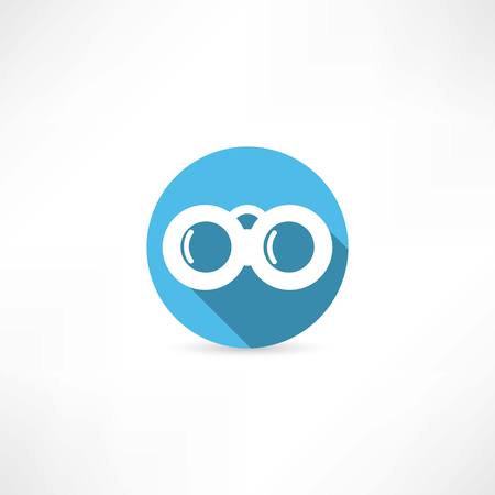 binoculars iconのイラスト素材