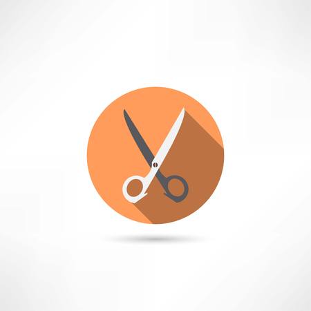 scissors iconのイラスト素材