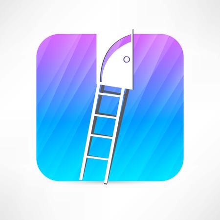 staircase iconのイラスト素材