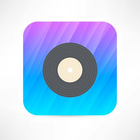 vinyl iconのイラスト素材