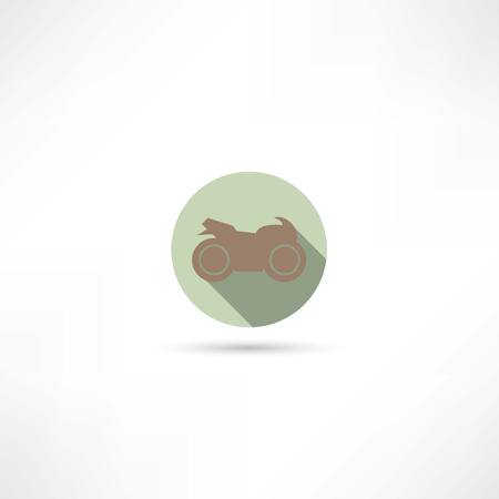 motorcycle iconのイラスト素材