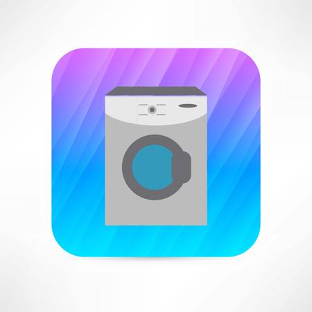 washing machine iconのイラスト素材
