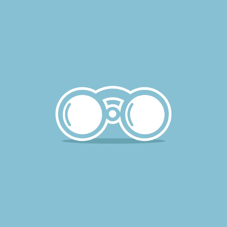 binoculars iconのイラスト素材