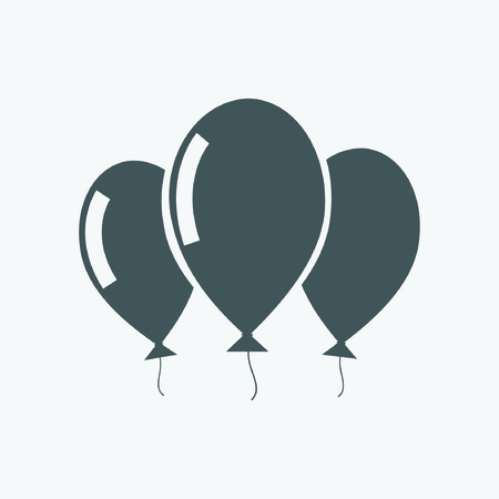balloon iconのイラスト素材