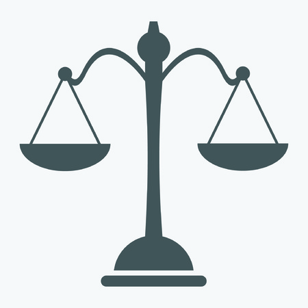 Libra iconのイラスト素材