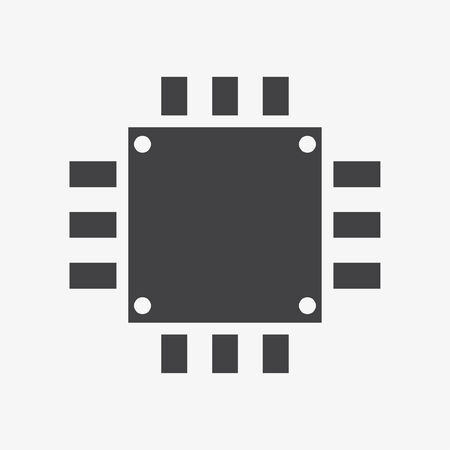 Microchip web iconのイラスト素材