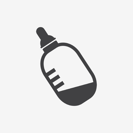 baby bottle iconのイラスト素材