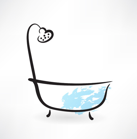 douche grunge iconのイラスト素材