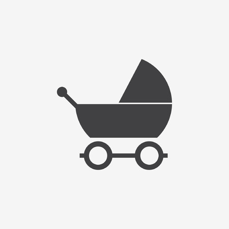 Pram iconのイラスト素材