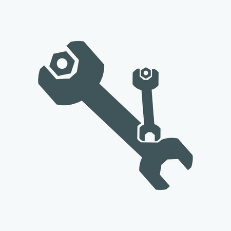 Wrench iconのイラスト素材