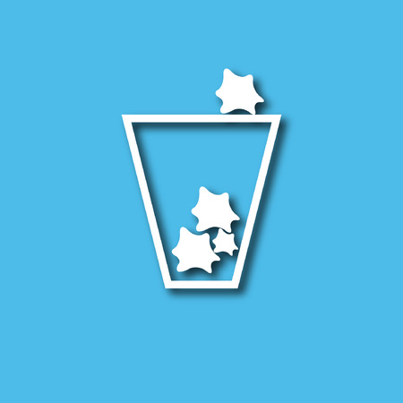 bin iconのイラスト素材