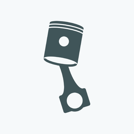 Car engine piston. Vector illustration.のイラスト素材