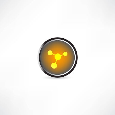 molecule iconのイラスト素材