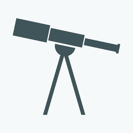 Telescope vector iconのイラスト素材