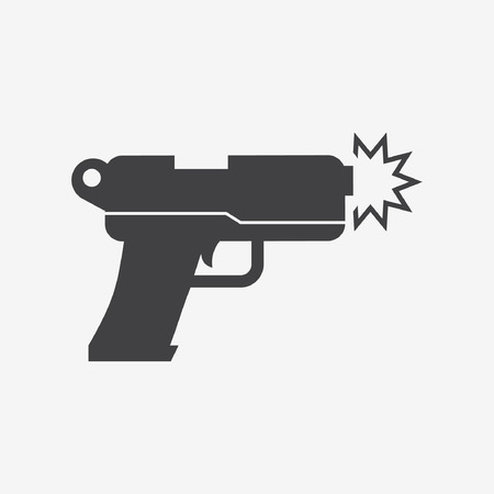 gun iconのイラスト素材