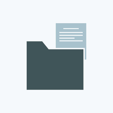 document folder Iconのイラスト素材